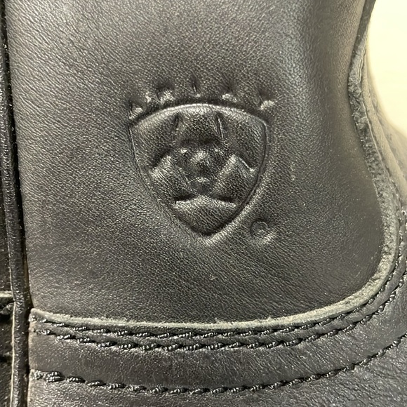 Ariat Men's Black Pull On Work Boots. Excellent Near New Condition. Size 13 D. - Picture 6 of 9